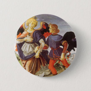 Tobias och Angel av Andrea del Verrocchio Knapp