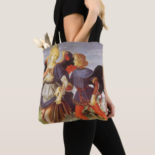 Tobias och Angel av Andrea del Verrocchio Tygkasse