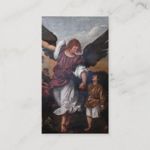 Tobias och ärkeängelRaphaelen - Titian Visitkort