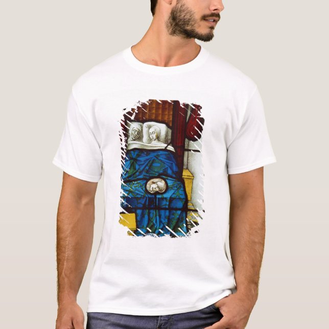 Tobias och Sarah i säng T Shirt (Framsida)