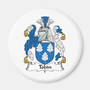 Tobin familjvapensköld magnet
