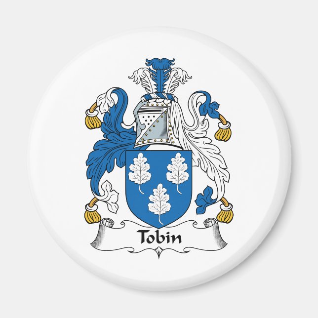 Tobin Family Crest Magnet (Framsidan)