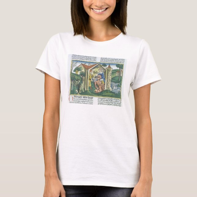 Tobit är förblindad av sparvens droppor t-shirt (Framsida)