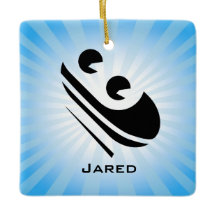 Toboggan Personlig Ornament