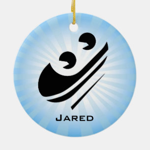 Toboggan Personlig Ornament