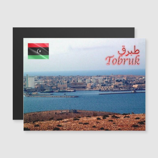 Tobruk - Libyen - Panorama - (Fram/baksida)