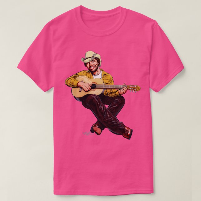Toby Keith En illustration av Paul Cemmick T Shirt (Design framsida)