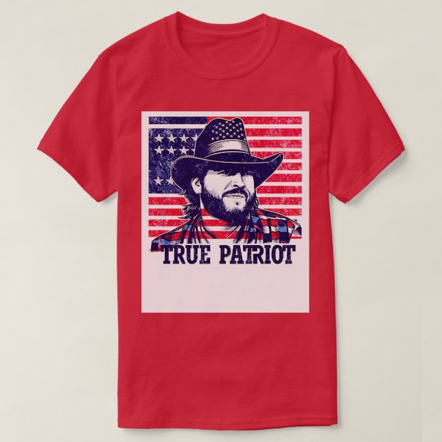 Toby Keith True Patriot TShirt T Shirt (Design framsida)
