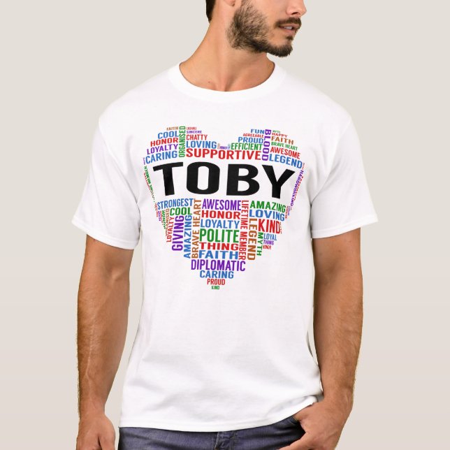 TOBY Legend Heart T Shirt (Framsida)