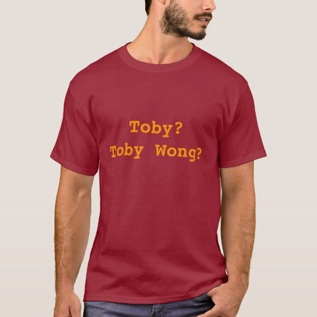 Toby? Toby Wong? T-shirt (Framsida)