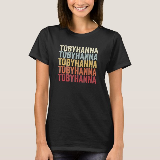 Tobyhanna Pennsylvania Tobyhanna PA Retro Vintage  T Shirt (Framsida)