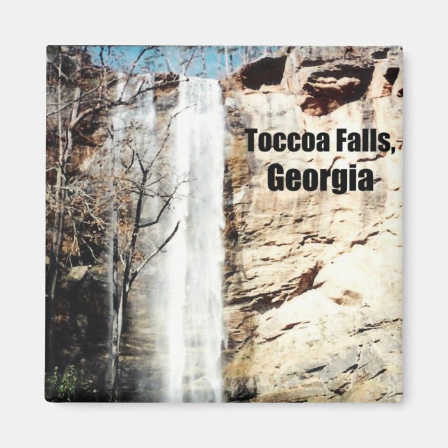 Toccoa Falls, Georgien Magnet (Framsidan)