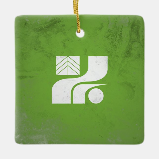 Tochigi Prefecture Julgransprydnad Keramik (Framsida)