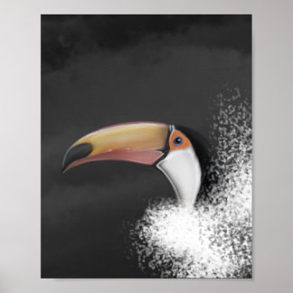 toco toco-toucan (originalhandritning) poster