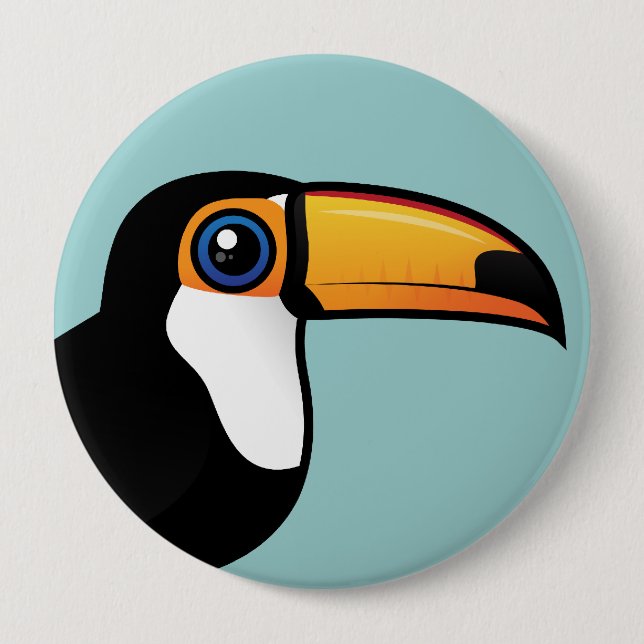 Toco Toucan Knapp (Framsida)