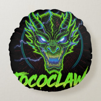 TOCOCLAWS Biohazard Skelett: Radioaktiv Gas Mask Rund Kudde