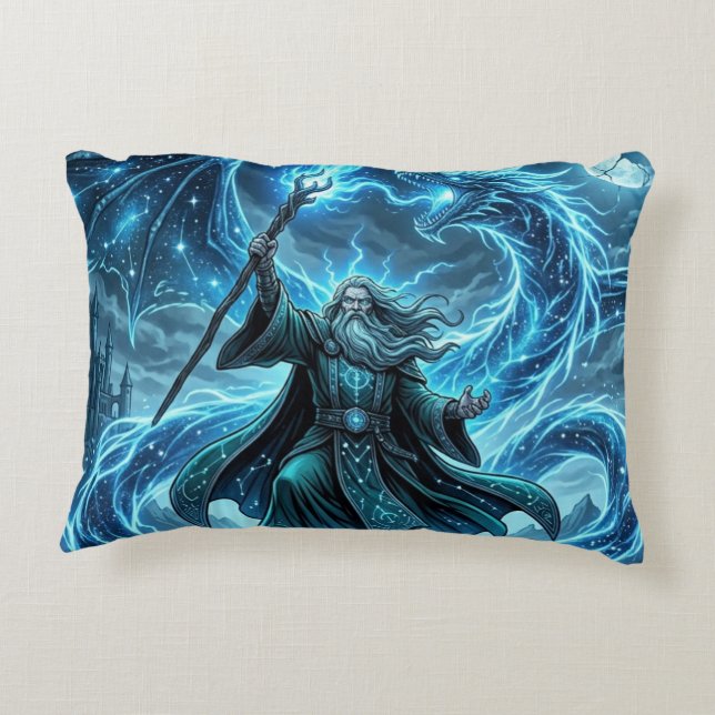 TOCOCLAWS Celestial Wizard & Ethereal Star Dragon Prydnadskudde (Baksidan)