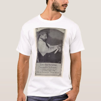 Tod som bryner vintageporträttT-tröja 1921 Tee Shirt