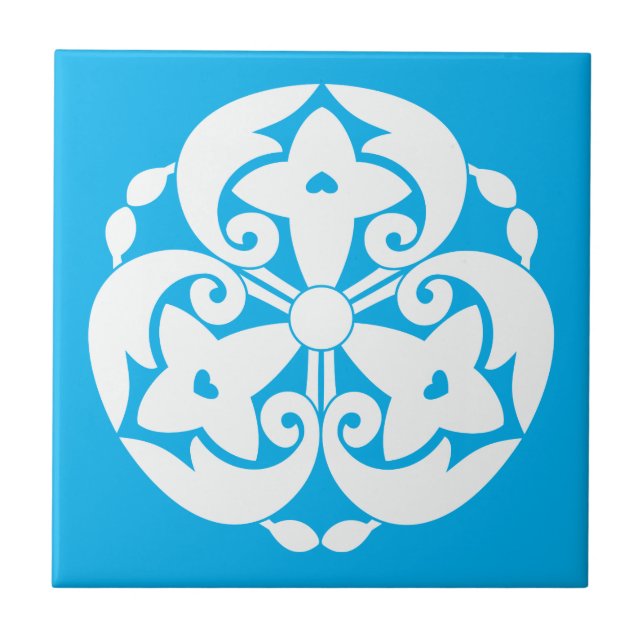 Toda forsythia kakelplatta (Framsidan)