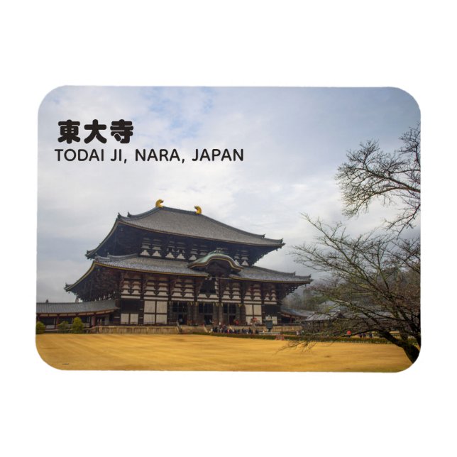 Todai-ji 東 大 寺 Nara, Japan Travel Magnet (Horisontell)