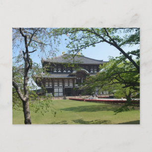 Todai-ji i Nara, japanskt vykort