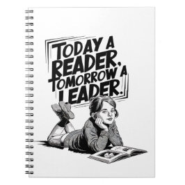 Today a Reader - Book Reading Girl - Bookworm Girl Anteckningsbok