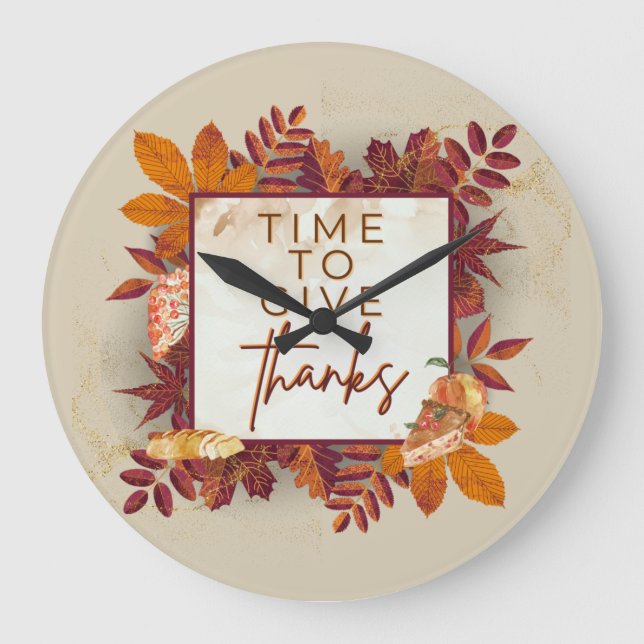 TODAY BE THANKFUL, TIEMPO DE SER AGRADECIDO STOR KLOCKA (Framsida)