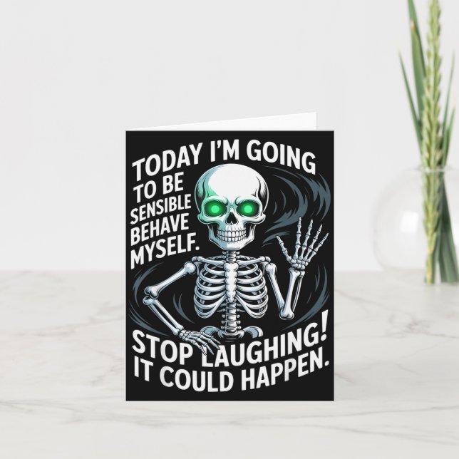 Today I'm Going To Be Sensible And Behave Myself S Kort (Framsida)