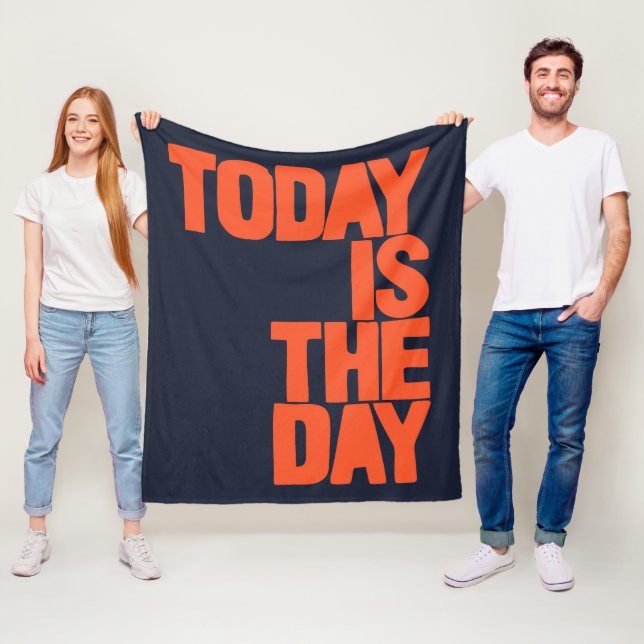 Today is the day fleecefilt (På plats)