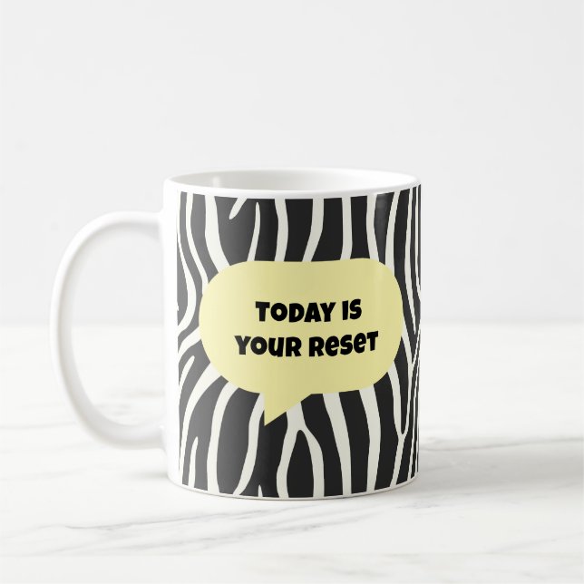 Today is your reset kaffemugg (Vänster)