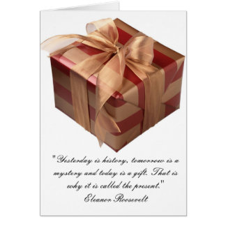 Todayen är en gåva hälsningskort