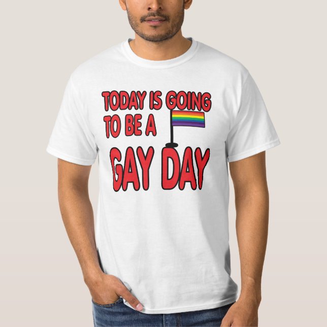 Todayen är en glad dag tee shirt (Framsida)