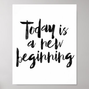 Todayen är en ny början poster