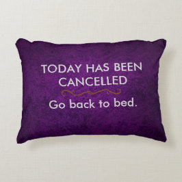 Todayen har avbrutits prydnadskudde