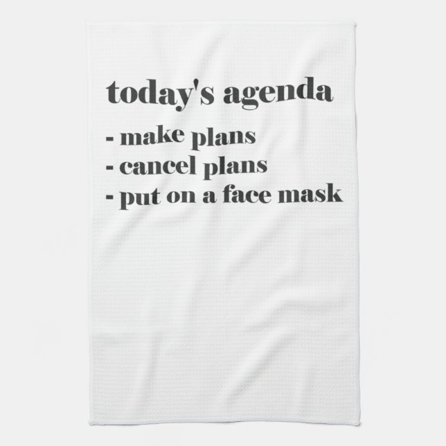 Today's Agenda Skin-care Lover Skin Esth Kökshandduk (Vertikal)