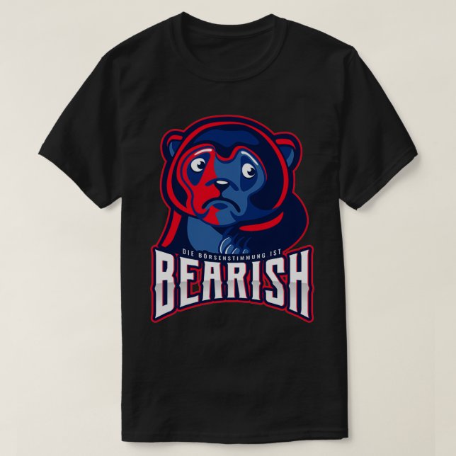 Todayx27:s stämning BEARISH German 2 T Shirt (Design framsida)