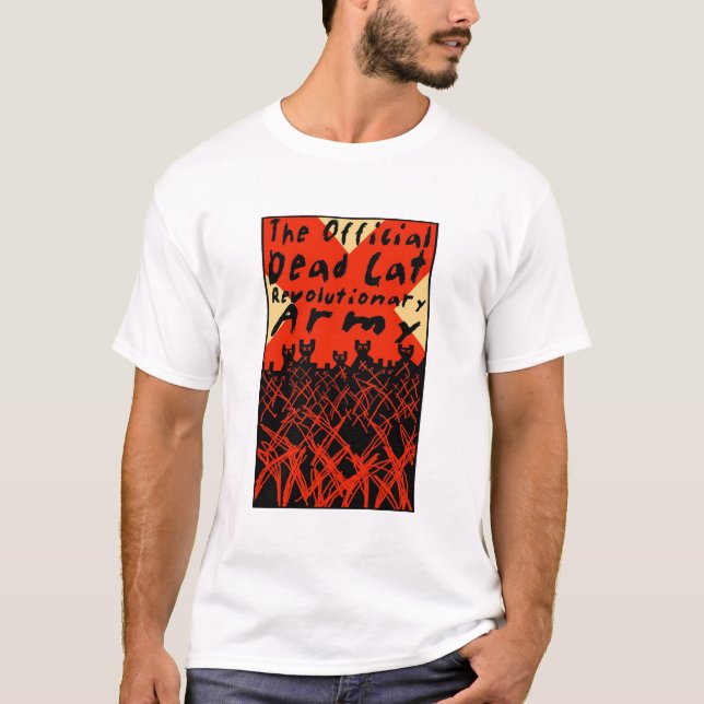 TODCRA-katter i gräs T-shirt (Framsida)