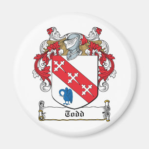 Todd familjvapensköld magnet