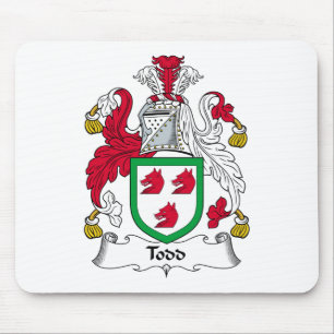 Todd familjvapensköld musmatta