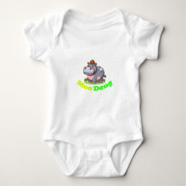 Toddle-karosseri med Moo Deng T Shirt