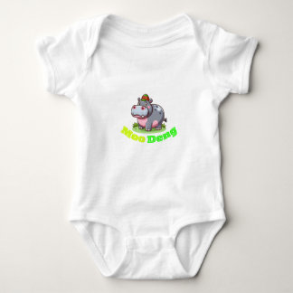 Toddle-karosseri med Moo Deng T Shirt