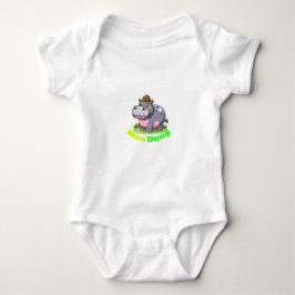 Toddle-karosseri med Moo Deng T Shirt