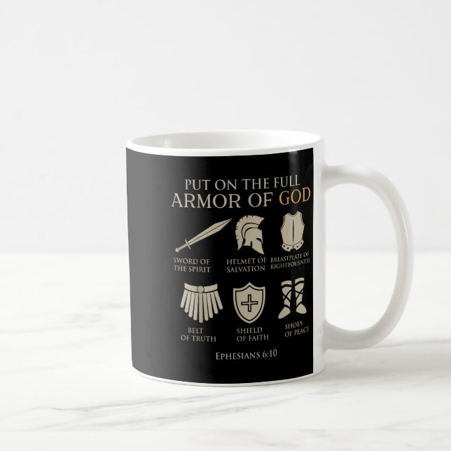 Toddler Boy Armor Of God Brother Son Men Kid Chris Kaffemugg (Höger)
