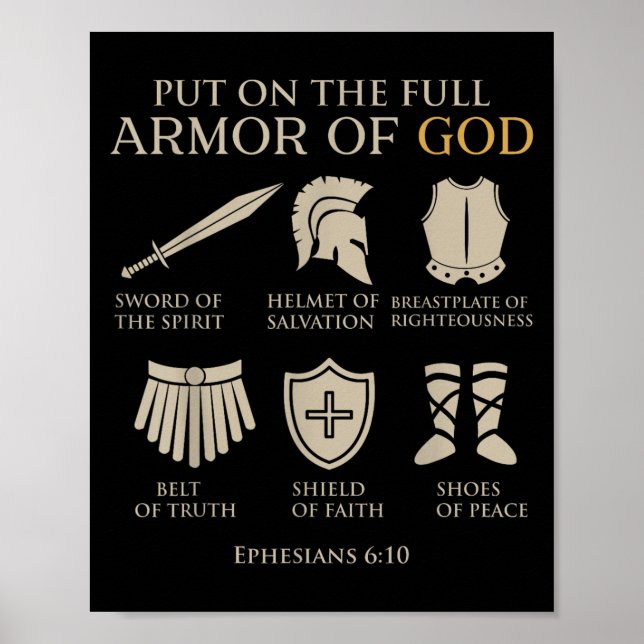 Toddler Boy Armor Of God Brother Son Men Kid Chris Poster (Framsidan)