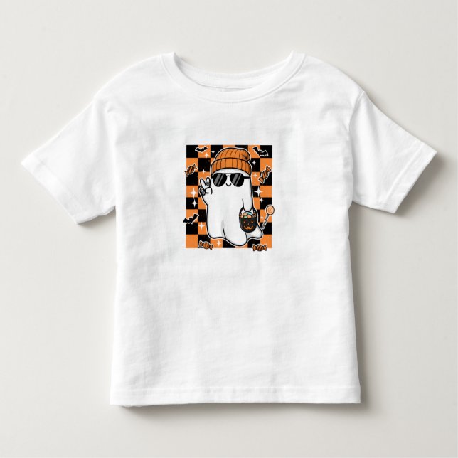 Toddler Boy Halloween T-Shirt (Framsida)