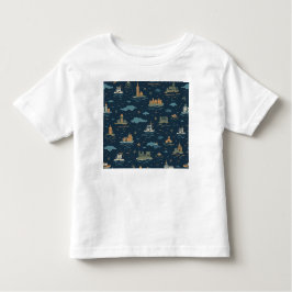 Toddler Clothes With Travel Design T Shirt