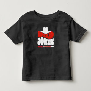Toddler "Dåliga skämt" Cowboy Grafisk t-shirt - Ro