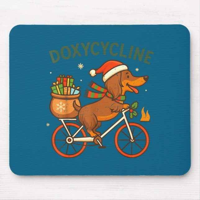Toddler Doxycycline Long Hair Dachshund Christmas  Musmatta (Framsidan)