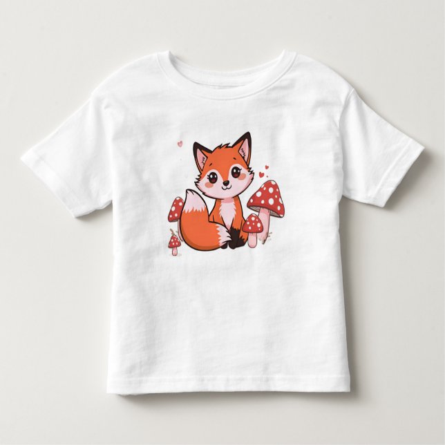 Toddler Fine Jersey T-Shirt (Cute Design) (Framsida)