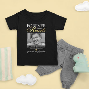 Toddler-minnes T-shirt med foto